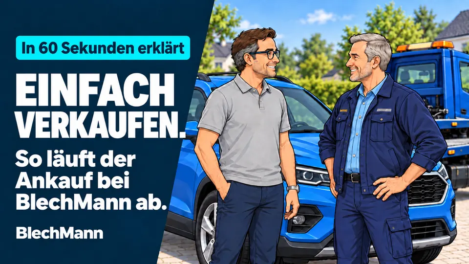 Einfach verkaufen: BlechMann erklärt den Fahrzeugankauf in 60 Sekunden
